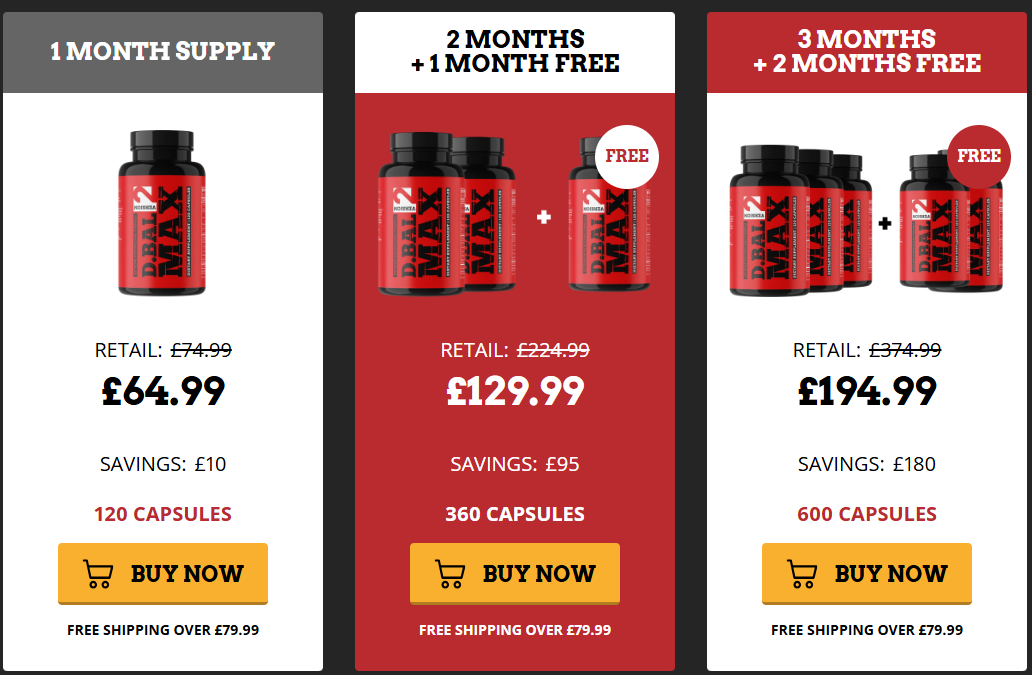 D-Bal MAX Prices