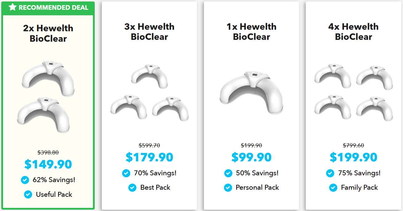 Hewelth BioClear Nails prices